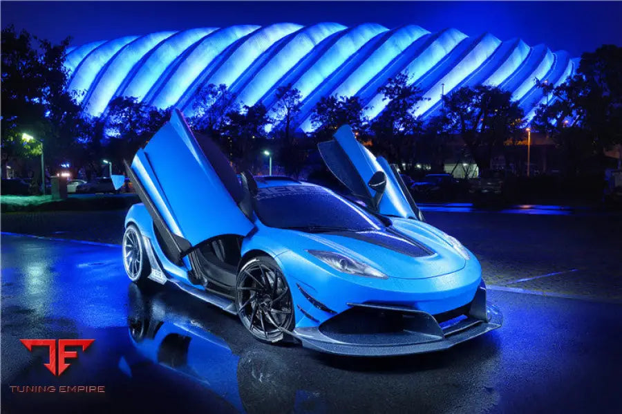 MCLAREN MP4 12C REBEL PERFORMANCE STYLE PARTIAL CARBON FIBER FRONT BUMPER WITH LIP BSD