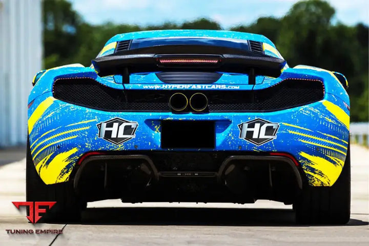 MCLAREN MP4 12C650S DPR STYLE CARBON FIBER REAR DIFFUSER BSD