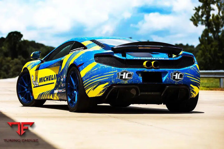 MCLAREN MP4 12C650S DPR STYLE CARBON FIBER REAR DIFFUSER BSD