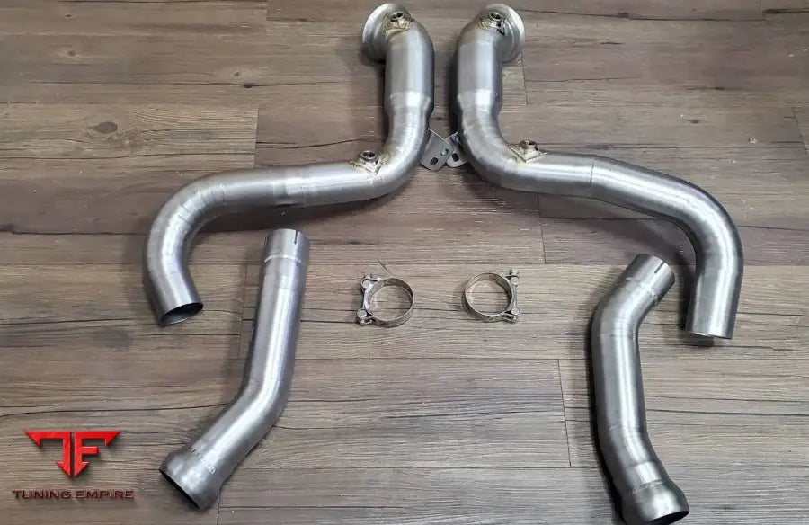 MERCEDES AMG M177 (W205 C63 63S) TITANIUM CATLESS DOWNPIPE