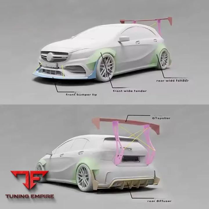 MERCEDES BENZ A45 CARBON FIBER BODY KIT