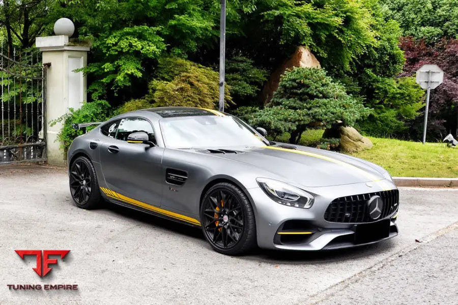 MERCEDES BENZ AMG GT & GTS CARBON FIBER SIDE SKIRTS SPLITTERS BSD