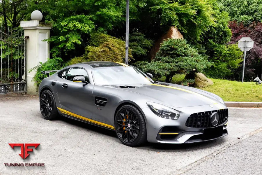 MERCEDES BENZ AMG GT & GTS CARBON FIBER SIDE SKIRTS SPLITTERS BSD