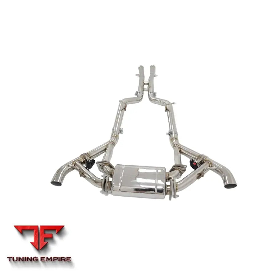 MERCEDES BENZ AMG GT/GTS/GTC/GTR 2015+ 4.0T STAINLESS STEEL CATBACK RAZOR EXHAUST WITH MUFFLER VALVE