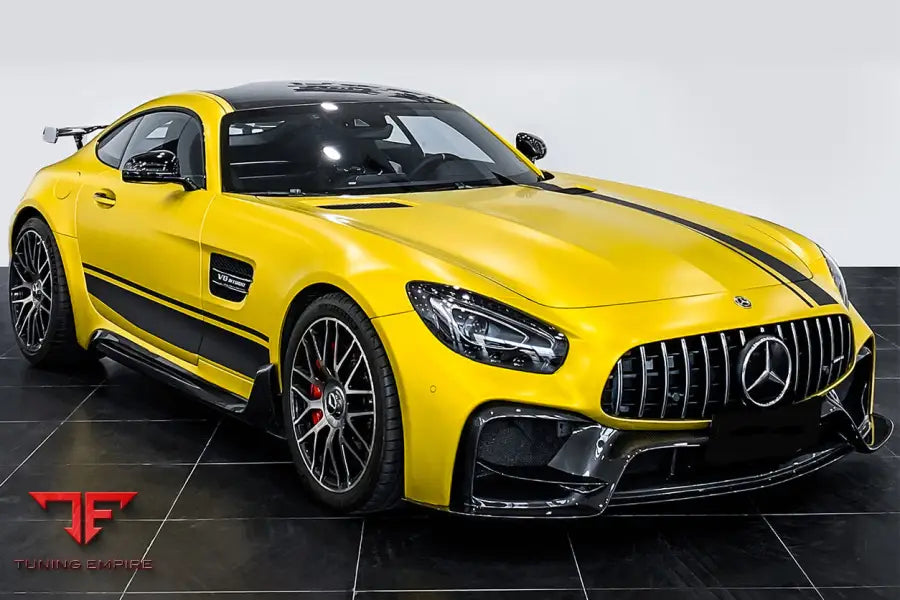 MERCEDES BENZ AMG GT GTS GTC IMP PERFORMANCE PARTIAL CARBON FIBER FRONT BUMPER BSD