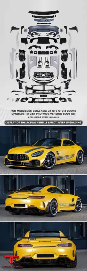 MERCEDES BENZ AMG GT / GTS / GTC UPGRADE TO GTR-PRO WIDEBODY KIT