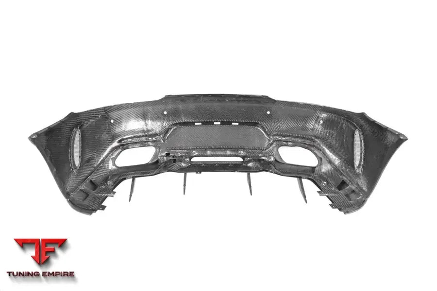 MERCEDES BENZ AMG GT GTS IMP PERFORMANCE PARTIAL CARBON FIBER REAR BUMPER WITH DIFFUSER BSD