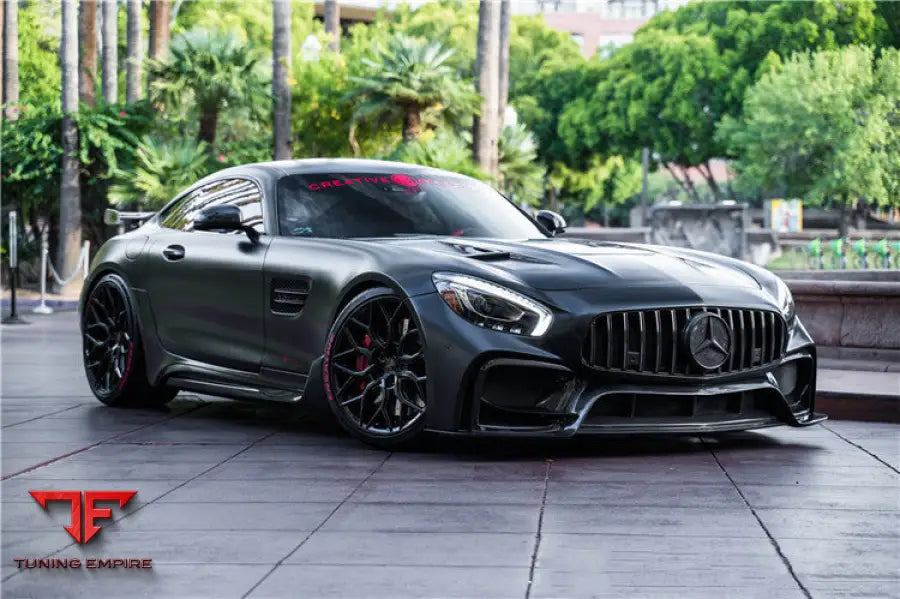 MERCEDES BENZ AMG GT GTS IMP PERFORMANCE PARTIAL CARBON FIBER SIDE SKIRTS BSD