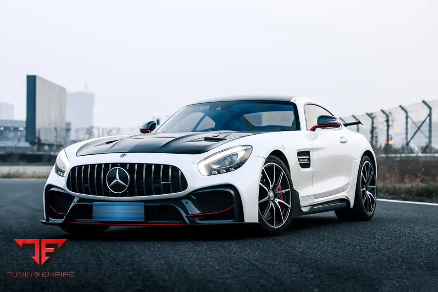 MERCEDES BENZ AMG GT GTS IMP PERFORMANCE PARTIAL CARBON FIBER SIDE SKIRTS BSD