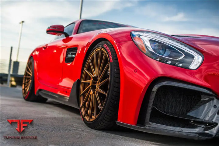 MERCEDES BENZ AMG GT GTS IMP PERFORMANCE PARTIAL CARBON FIBER SIDE SKIRTS BSD