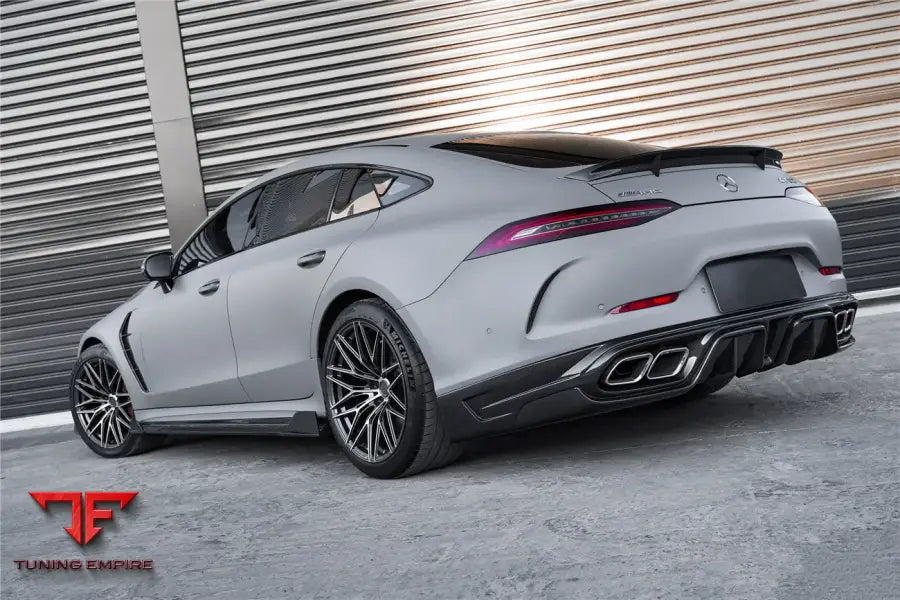 MERCEDES BENZ AMG GT50/GT53/GT43 4DOOR COUPE X290 IMP PERFORMANCE REAR DIFFUSER WITH EXHAUST TIPS BSD