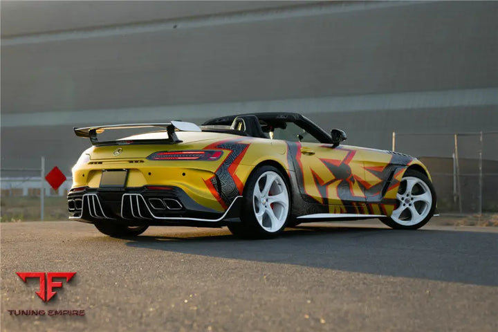 MERCEDES BENZ AMG GTC IMPII PART CARBON FIBER REAR BUMPER WITH EXHASUST TIPS BSD