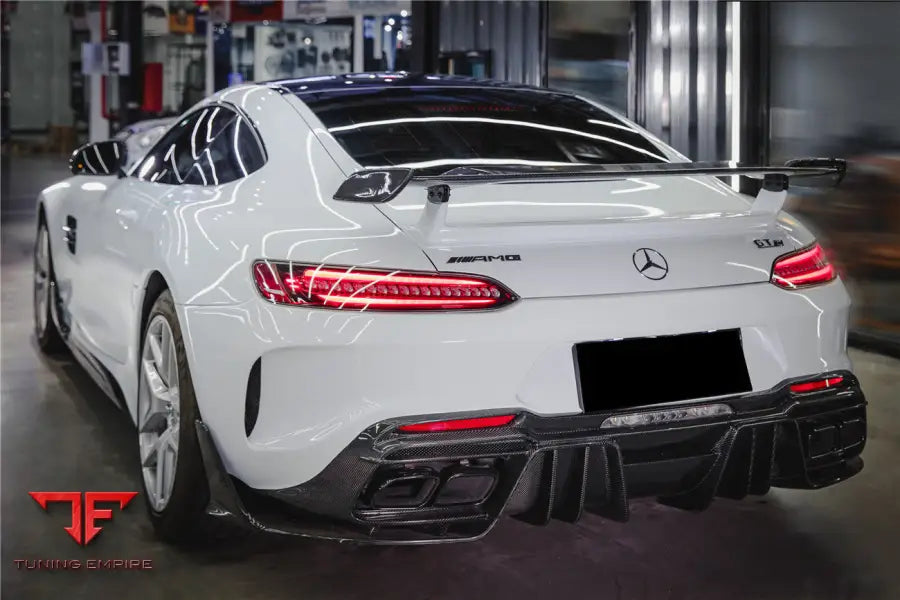 MERCEDES BENZ AMG GTC IMPII PART CARBON FIBER REAR BUMPER WITH EXHASUST TIPS BSD