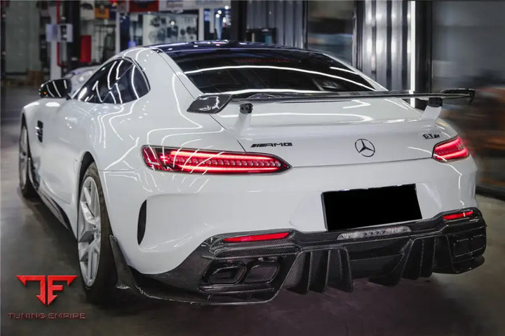 MERCEDES BENZ AMG GTC IMPII PART CARBON FIBER REAR BUMPER WITH EXHASUST TIPS BSD