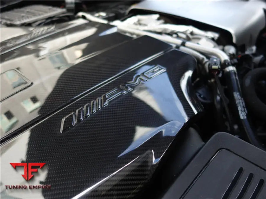 MERCEDES BENZ AMG GTGTS AUTOCLAVE CARBON FIBER ENGINE COVER REPLACEMENT BSD