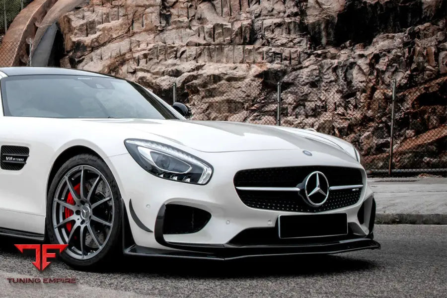 MERCEDES BENZ AMG GTGTS RS STYLE CARBON FIBER FRONT CANARDS BSD