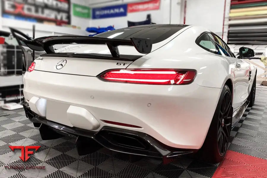 MERCEDES BENZ AMG GTGTSGTC RZS STYLE CARBON FIBER TRUNK SPOILER BSD