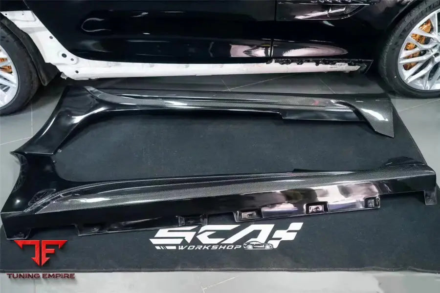 MERCEDES BENZ AMG GTR ONLY IMP CARBON FIBER SIDE SKIRTS BSD