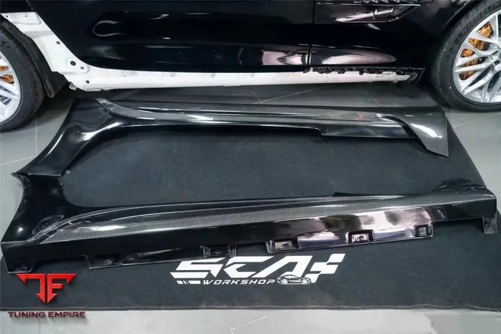MERCEDES BENZ AMG GTR ONLY IMP CARBON FIBER SIDE SKIRTS BSD