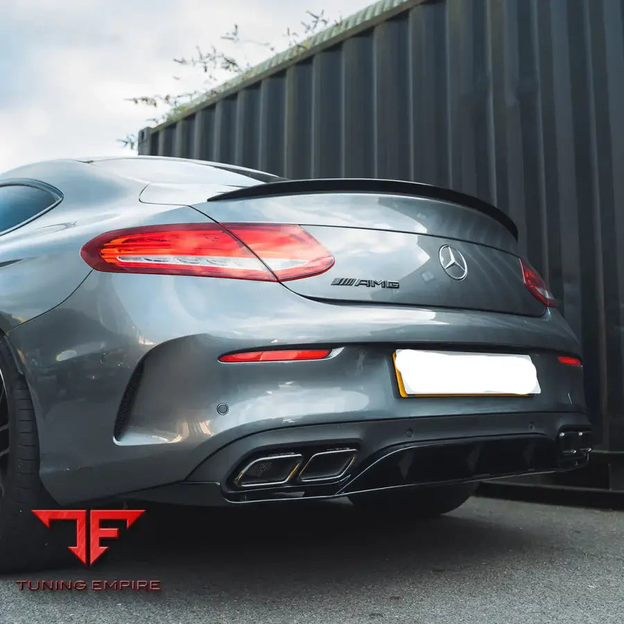 MERCEDES BENZ C CLASS COUPE W205 GLOSS BLACK KIT