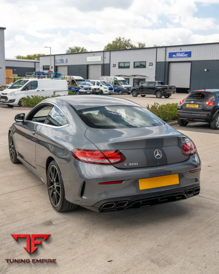 MERCEDES BENZ C CLASS COUPE W205 GLOSS BLACK KIT