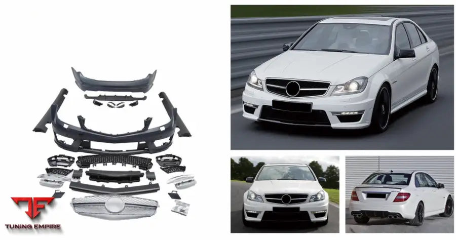 MERCEDES BENZ C-CLASS W204 4D C63 STYLE MC