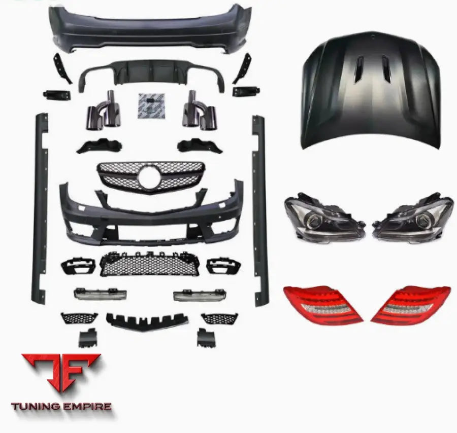 MERCEDES-BENZ C CLASS W204 C63 AMG BODY KIT 2006-2013Y