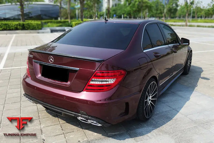 MERCEDES-BENZ C-CLASS W204 SEDAN TRUNK SPOILER BSD
