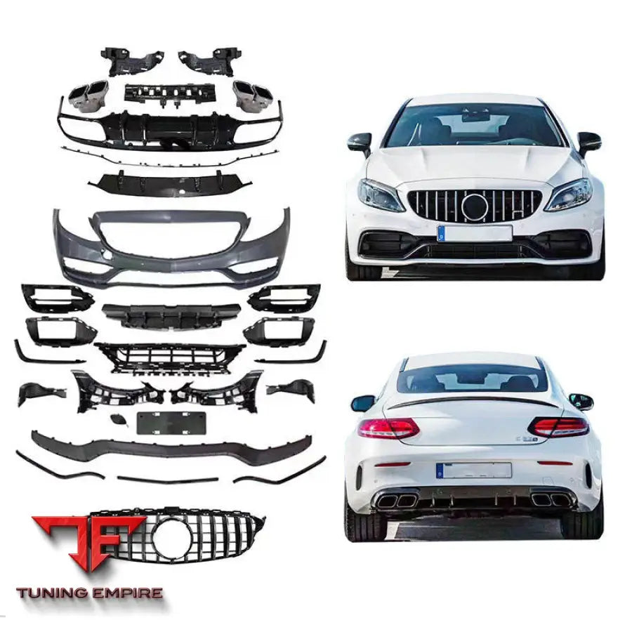 MERCEDES BENZ C Class W205 2 DOOR UPGRADE TO C63 C43 COUPE BODY KIT