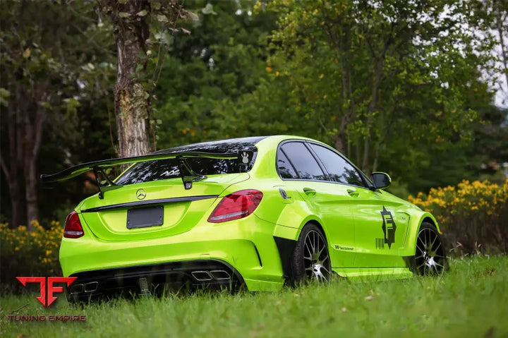 MERCEDES-BENZ C-CLASS W205 SEDAN IMP PERFORMANCE CARBON FIBER TRUNK SPOILER BSD