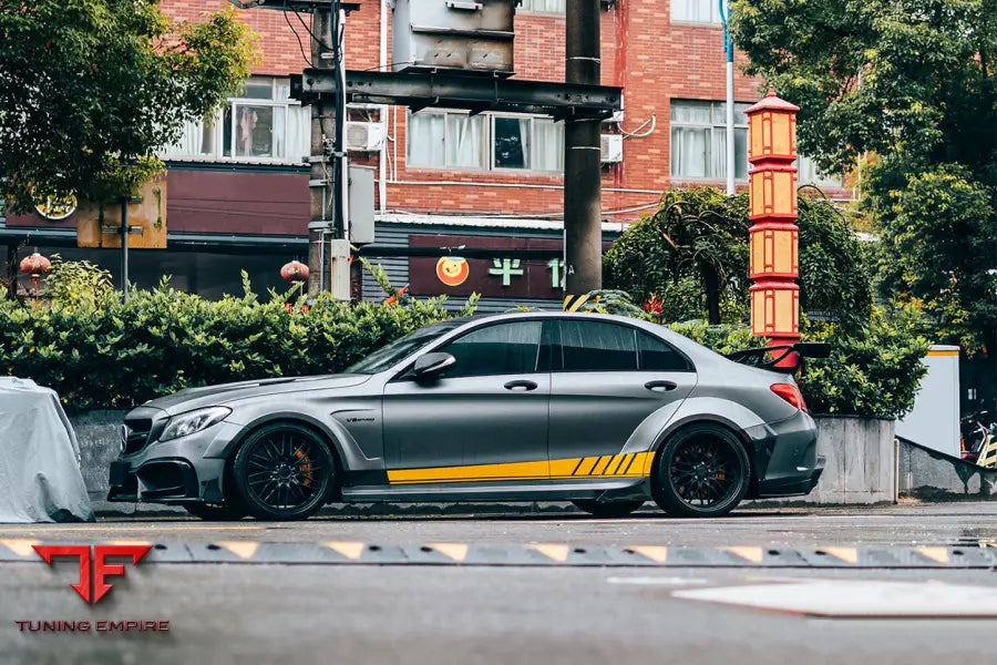 MERCEDES-BENZ C-CLASS W205 SEDAN IMP PERFORMANCE CARBON FIBER TRUNK SPOILER BSD