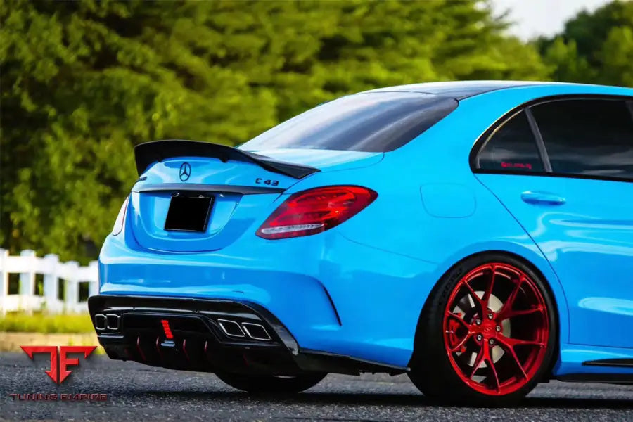 MERCEDES-BENZ C-CLASS W205 SEDAN RT STYLE TRUNK SPOILER BSD