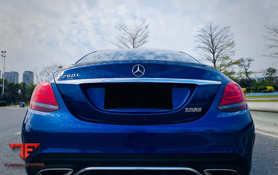 MERCEDES BENZ C-CLASS W205 SEDAN TRUNK SPOILER BSD