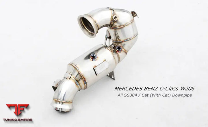 Mercedes Benz C Class W206 All Ss304 Cat Downpipe Exhaust System