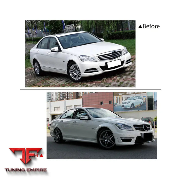 MERCEDES-BENZ C (W204) UPGRADE TO C63 AMG BODY KIT 2006-2013Y