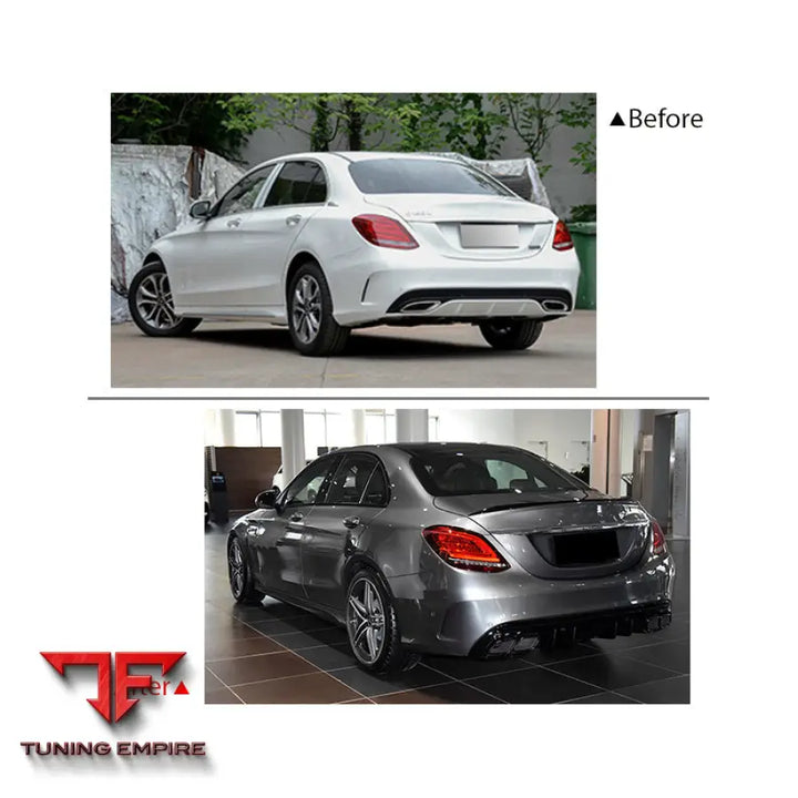 MERCEDES-BENZ C (W205) UPGRADE TO C63 BODY KIT 2015-2021Y