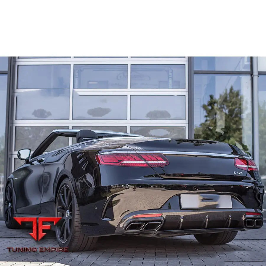 MERCEDES-BENZ C217 S63 COUPE REAR DIFFUSER EXHAUST TIPS