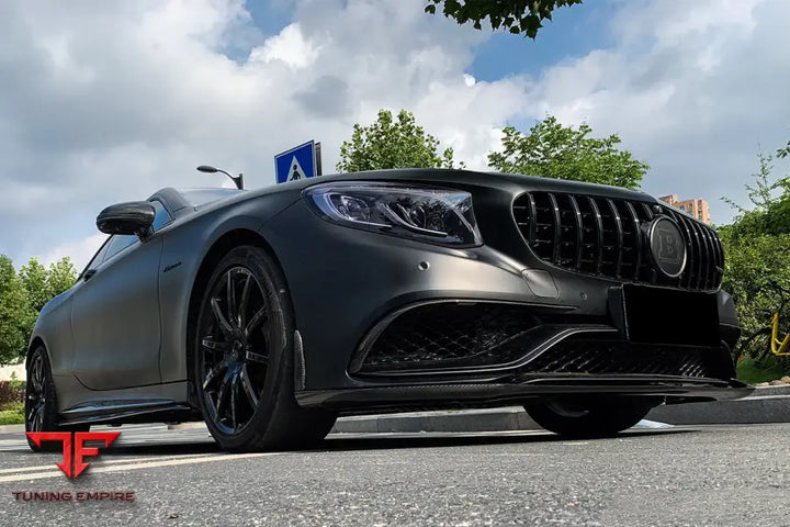 MERCEDES-BENZ C217 S63 & S65 AMG COUPE CARBON FIBER FRONT BUMPER CENTER TRIM BSD