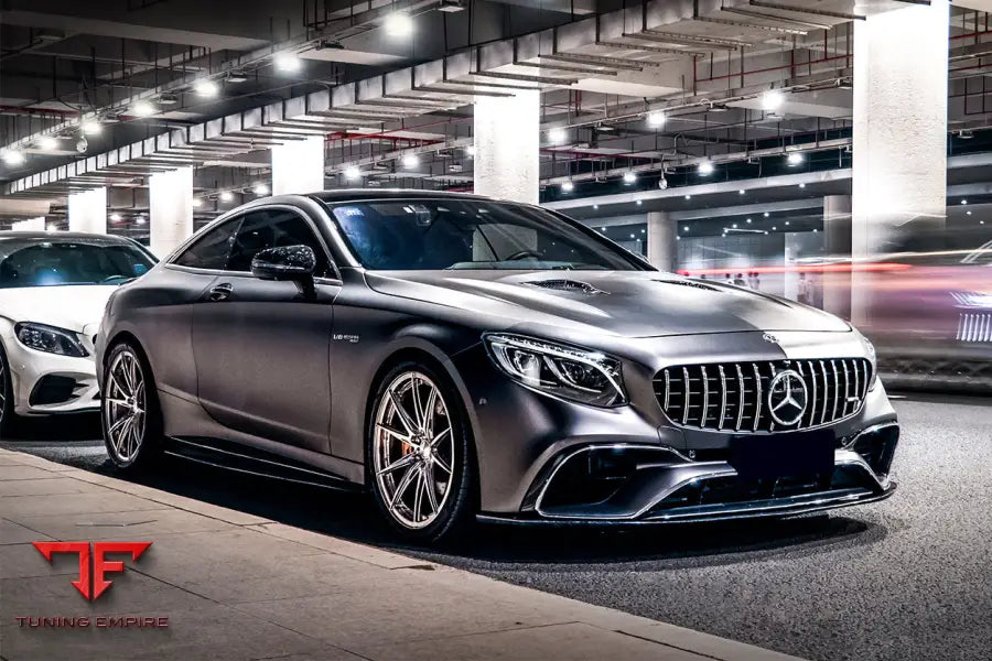 MERCEDES-BENZ C217 S63 & S65 AMG COUPE BKSS STYLE CARBON FIBER FRONT LIP BSD