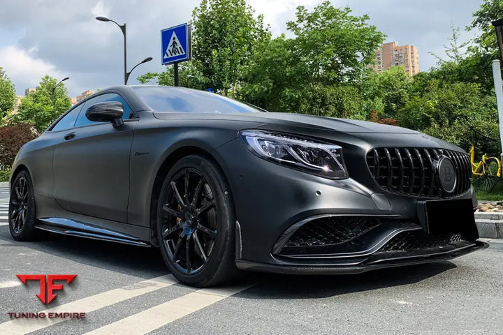 MERCEDES-BENZ C217 S63 S65 AMG COUPE BKSS STYLE CARBON FIBER FRONT LIP BSD