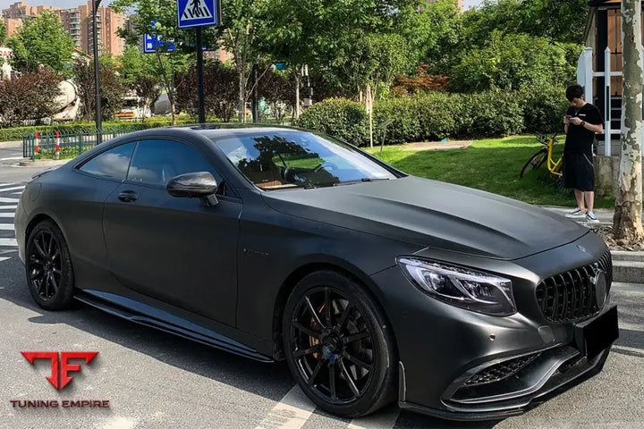 MERCEDES-BENZ C217 S63 S65 AMG COUPE BKSS STYLE CARBON FIBER FRONT LIP BSD