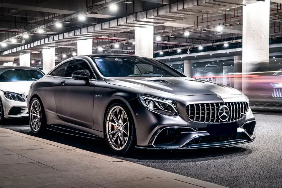 MERCEDES-BENZ C217 S63 & S65 AMG COUPE BKSS STYLE CARBON FIBER FRONT LIP BSD