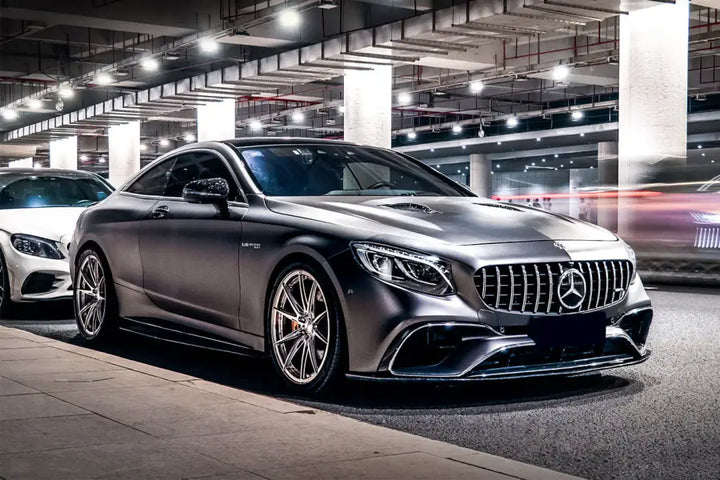 MERCEDES-BENZ C217 S63 & S65 AMG COUPE BKSS STYLE CARBON FIBER FRONT LIP BSD