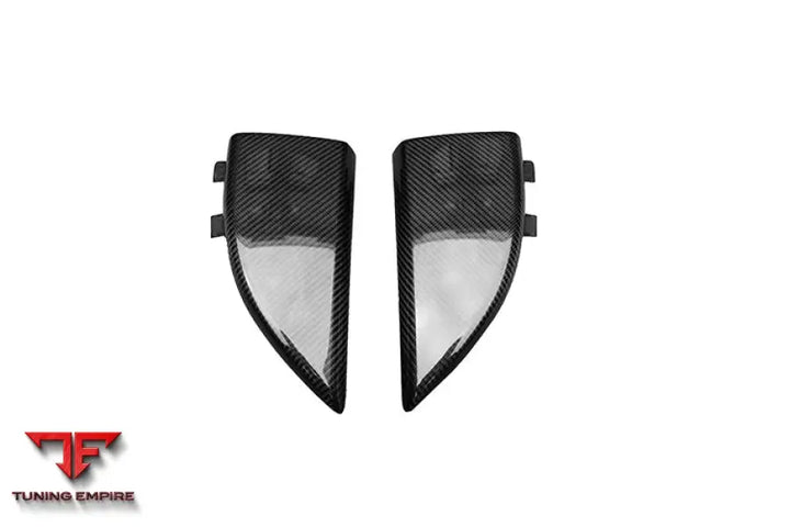 MERCEDES-BENZ C217 S63 & S65 AMG COUPE CARBON FIBER REAR BUMPER CAPS BSD