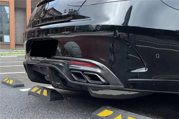MERCEDES-BENZ C217 S63 & S65 AMG COUPE BKSS STYLE CARBON FIBER REAR DIFFUSER BSD