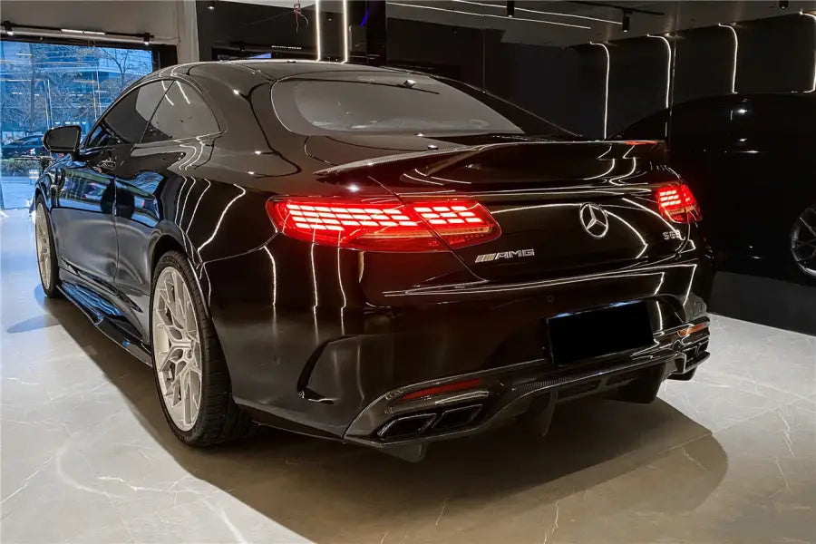 MERCEDES-BENZ C217 S63 & S65 AMG COUPE CARBON FIBER REAR LIP BSD