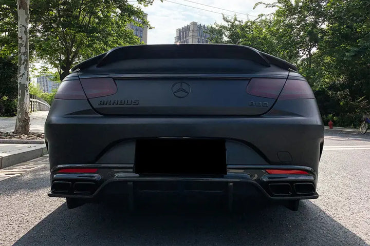 MERCEDES-BENZ C217 S63 & S65 AMG COUPE CARBON FIBER REAR LIP BSD