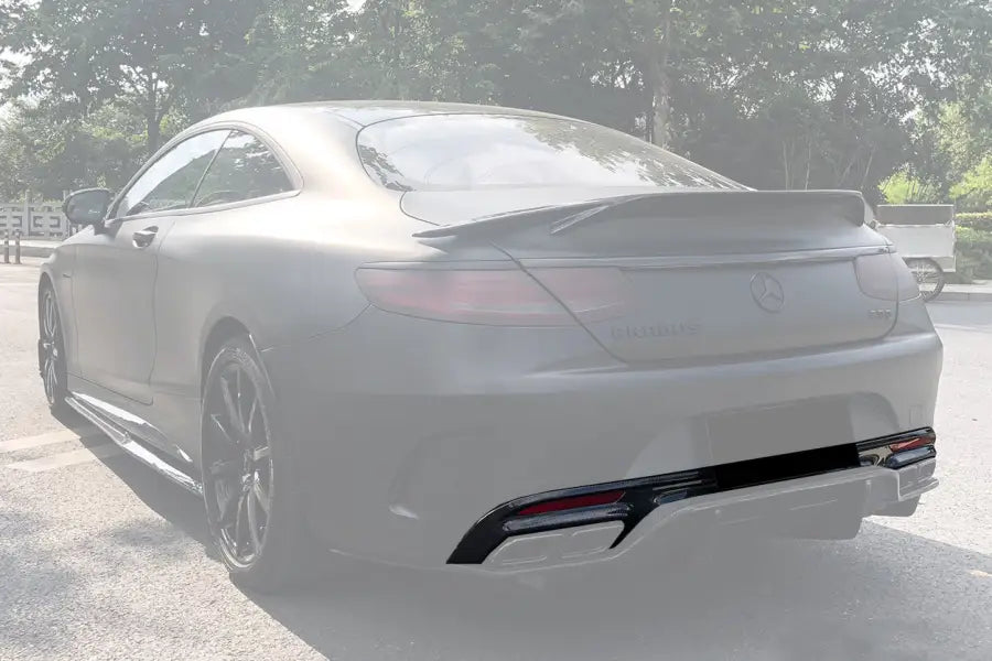 MERCEDES-BENZ C217 S63 & S65 AMG COUPE CARBON FIBER REAR LIP BSD