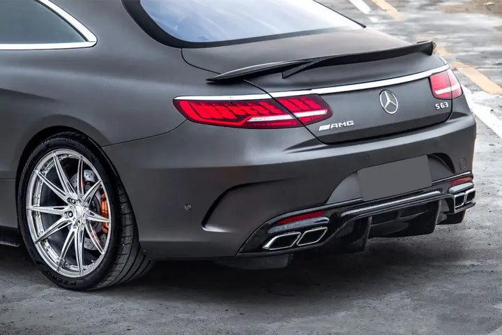 MERCEDES-BENZ C217 S63 & S65 AMG COUPE CARBON FIBER REAR LIP BSD