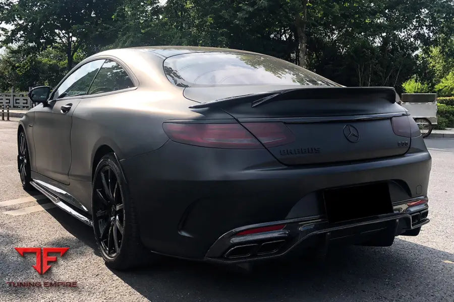 MERCEDES-BENZ C217 S63 & S65 AMG COUPE CARBON FIBER REAR LIP BSD